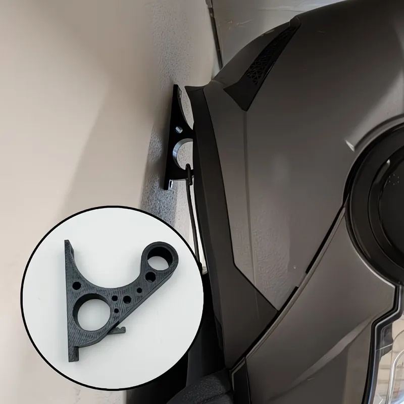 Motorcycle Helmets - 1 supporto da parete in plastica