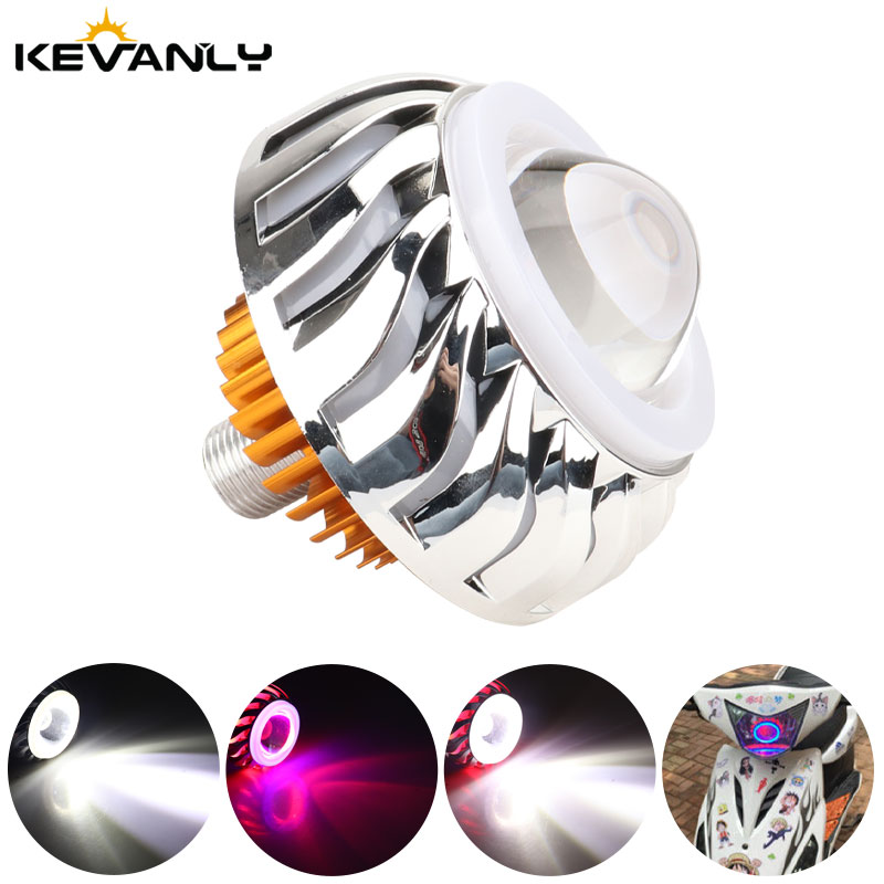 1 pz Auto Moto Faro Doppio LED - Universal Motorcycle Led Headlight Projector recensione e prezzo